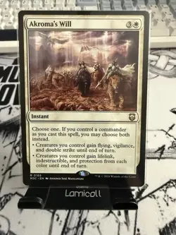 Akroma's Will Commander: Modern Horizons 3 Regular - Image 1