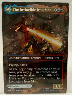 Title: MTG Marvel The Invincible Iron Man Mythic Rare MSH #350 Near Mint - Image 1