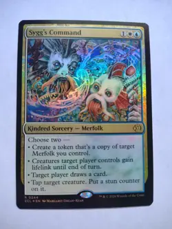 Sygg's Command 244 R Lorwyn Eclipsed Magic: The Gathering Foil Near Mint - Image 1