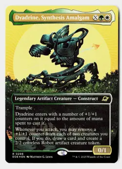 Dyadrine, Synthesis Amalgam (Borderless) 298 EOE Magic: The Gathering Foil - Image 1