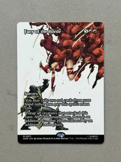 Fury of the Horde (Borderless) 71 MTG Marvel Universe Eternal-Legal Regular - NM - Image 1