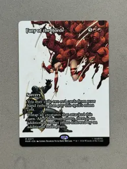 Fury of the Horde (Borderless) 71 MTG Marvel Universe Eternal-Legal Regular - NM - Image 3