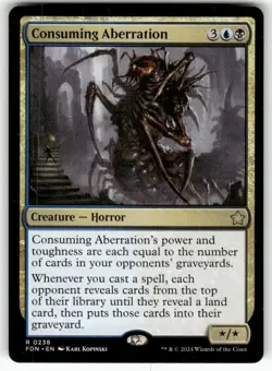 Consuming Aberration 238 Rare Foundations Magic: The Gathering Near Mint - Image 1