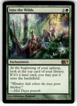 Into the Wilds 180 Rare Magic 2014 (M14) Magic: The Gathering Near Mint - Image 1