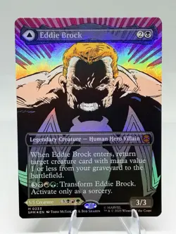 Venom Lethal Protector Eddie Brock FOIL NM MTG Spider-Man 0233 - Image 4