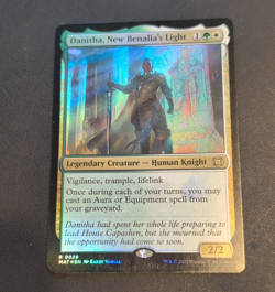 Wizards of the Coast Danitha, New Benalia's Light 0029 Rare Foil MAT 2023 - Image 1