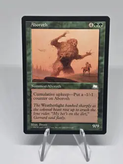Magic The Gathering TCG Aboroth Weatherlight Rare Vintage MTG WOTC 1997 - Image 1
