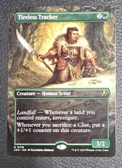 MTG Tireless Tracker (Borderless Regular) Near Mint - Innistrad Remastered 0318 - Image 1