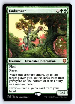 Endurance 51 Mythic Commander: Lorwyn Eclipsed Magic: The Gathering NM - Image 1