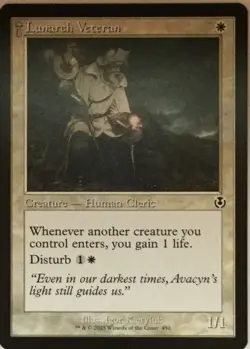 Lunarch Veteran Retro Frame Regular - MTG Innistrad Remastered - Image 1