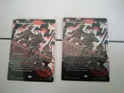 2x Doubling Season (1x Foil) (1x Non-Foil) NM Teenage Mutant Ninja Turtles MTG - Image 1