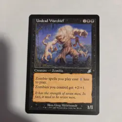 Undead Warchief - Scourge - NM - MTG - Magic the Gathering - Black - Creature - Image 1