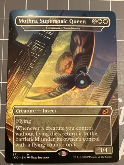 MTG - Mothra, Supersonic Queen - Luminous Broodmoth - Ikoria - Pack Fresh/NM - Image 1