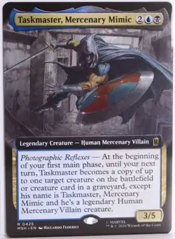 Taskmaster, Mercenary Mimic [New, Near Mint] Extended Art {Marvel Super Heroes} - Image 1