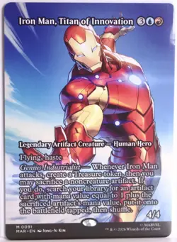 Iron Man, Titan of Innovation [New, Near Mint] Borderless {Marvel Super Heroes} - Image 1