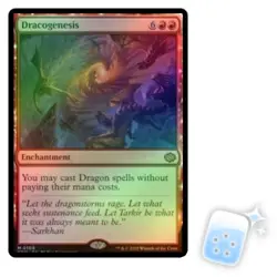 FOIL DRACOGENESIS Tarkir: Dragonstorm TDM Magic MTG MINT CARD - Image 1