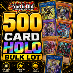 Yu-Gi-Oh! TCG 500 Card Holo Bulk Lot - Image 1
