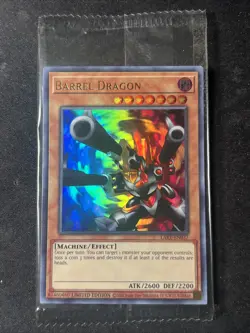 Barrel Dragon - LART-EN037 - Limited Edition Ultra Rare NM/M Sealed Promo Yugioh - Image 1