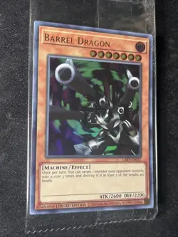 Barrel Dragon - LART-EN037 - Limited Edition Ultra Rare NM/M Sealed Promo Yugioh - Image 3