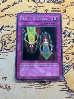 Yugioh Magic Cylinder LON-104 Secret Rare Unlimited MP Reverse Holo Error - Image 1
