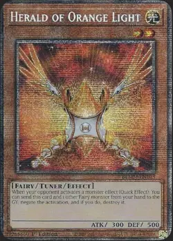 Yu-Gi-Oh! TCG Herald of Orange Light BLMM-EN103 Ultra Rare STARLIGHT RARE - Image 1