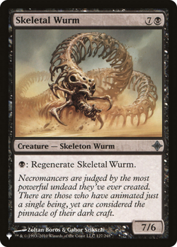 Skeletal Wurm (REGULAR) x1 - MTG The List PLST #ROE-127 - Image 1