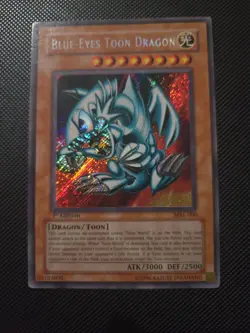 Yu-Gi-Oh! TCG Blue-Eyes Toon Dragon MRL-000 1st Edition Secret Rare - Image 2