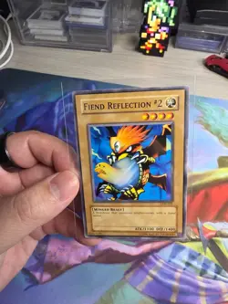 Fiend Reflection #2 - MISPRINT LOB-021 - LP - YuGiOh - Light Played - Unlimited - Image 2