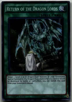 Return of the Dragon Lords Super Rare Structure Deck: Rise of the True Dragons S - Image 1