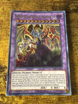 Yugioh Armityle The Chaos Phantasm - Phantom Of Fury PHRA-EN035 Ultra 1st NM - Image 1