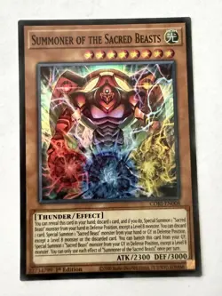 Yugioh - Summoner of the Sacred Beasts - Super - 1st - CORI-EN008 - NM - Image 1