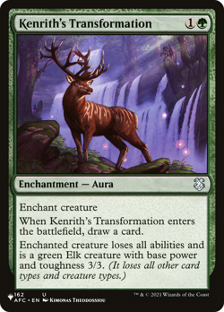 Kenrith's Transformation (REGULAR) x1 - MTG The List PLST #AFC-162 - Image 1