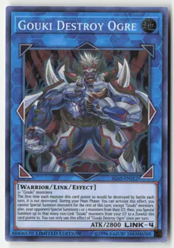 Yugioh - Gouki Destroy Ogre IGAS-ENSE2 Limited - Super Rare - Image 1