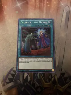 Yugioh Called By The Grave MP19-EN043 Prismatic Secret Rare 1st ED NM - Image 1