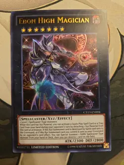 Yugioh! Ebon High Magician - Limited ed Ultra Rare - CT13-EN004 - LP - Image 1