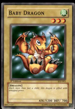 Baby Dragon Common Starter Deck: Joey SDJ-003 1st Edition LP - Image 1