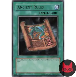 Yugioh Ancient Rules STON-EN037 Rare LP - Image 1