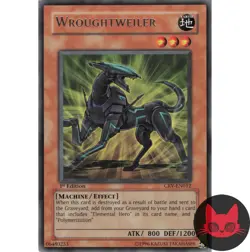 Yugioh Wroughtweiler CRV-EN012 Rare 1st Edition NM - Image 1