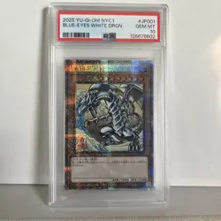 2025 YU-GI-OH! JAPANESE NYC1 UKIYO-E STYLE #JP001 BLUE-EYES WHITE DRAGON PSA 10 - Image 1