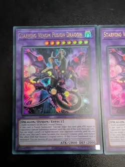 Starving Venom Fusion Dragon LEDD-ENC25 Legendary Dragon Decks (2020 Unlimit) X3 - Image 2