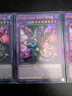 Starving Venom Fusion Dragon LEDD-ENC25 Legendary Dragon Decks (2020 Unlimit) X3 - Image 3