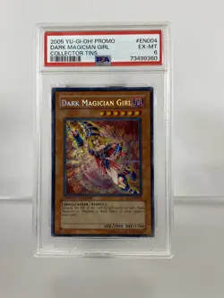Yu-Gi-Oh! 2005 Dark Magician Girl CT2-EN004 Graded PSA 6 Secret Rare Limited - Image 1