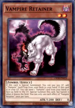 Vampire Retainer MP19-EN234 2019 Gold Sarcophagus Tin Mega Pack Yu-Gi-Oh NM - Image 1
