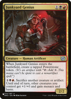Junkyard Genius (REGULAR) x1 - MTG The List PLST #BRO-214 - Image 1