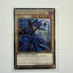 Yugioh Dark Magician RA04-EN001 Quarter Century Secret Rare NM - Image 1