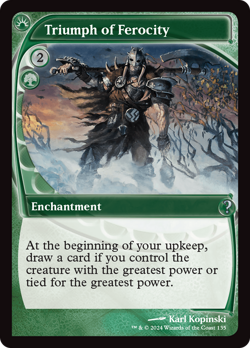 Triumph of Ferocity (REGULAR) x1 - MTG Mystery Booster 2 MB2 #135 - Image 1