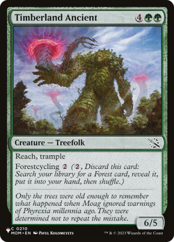 Timberland Ancient (REGULAR) x1 - MTG The List PLST #MOM-210 - Image 1