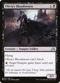 Olivia's Bloodsworn (REGULAR) x1 - MTG The List PLST #SOI-127 - Image 1