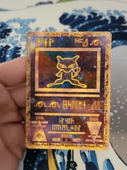 Ancient Mew Promo Pokemon Game The Movie 2000 Card Holo Foil- HP-DMG - Image 1