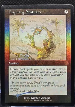 Inspiring Statuary #85 The Brothers' War: Retro Frame Artifacts Foil Rare - Image 1